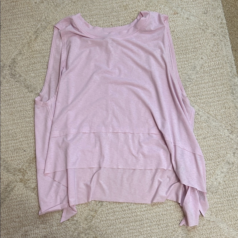 Free People Movement Sleeveless Pink Layered Women's Top